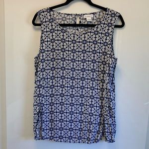 Liz Claiborne sleeveless blouse size Large